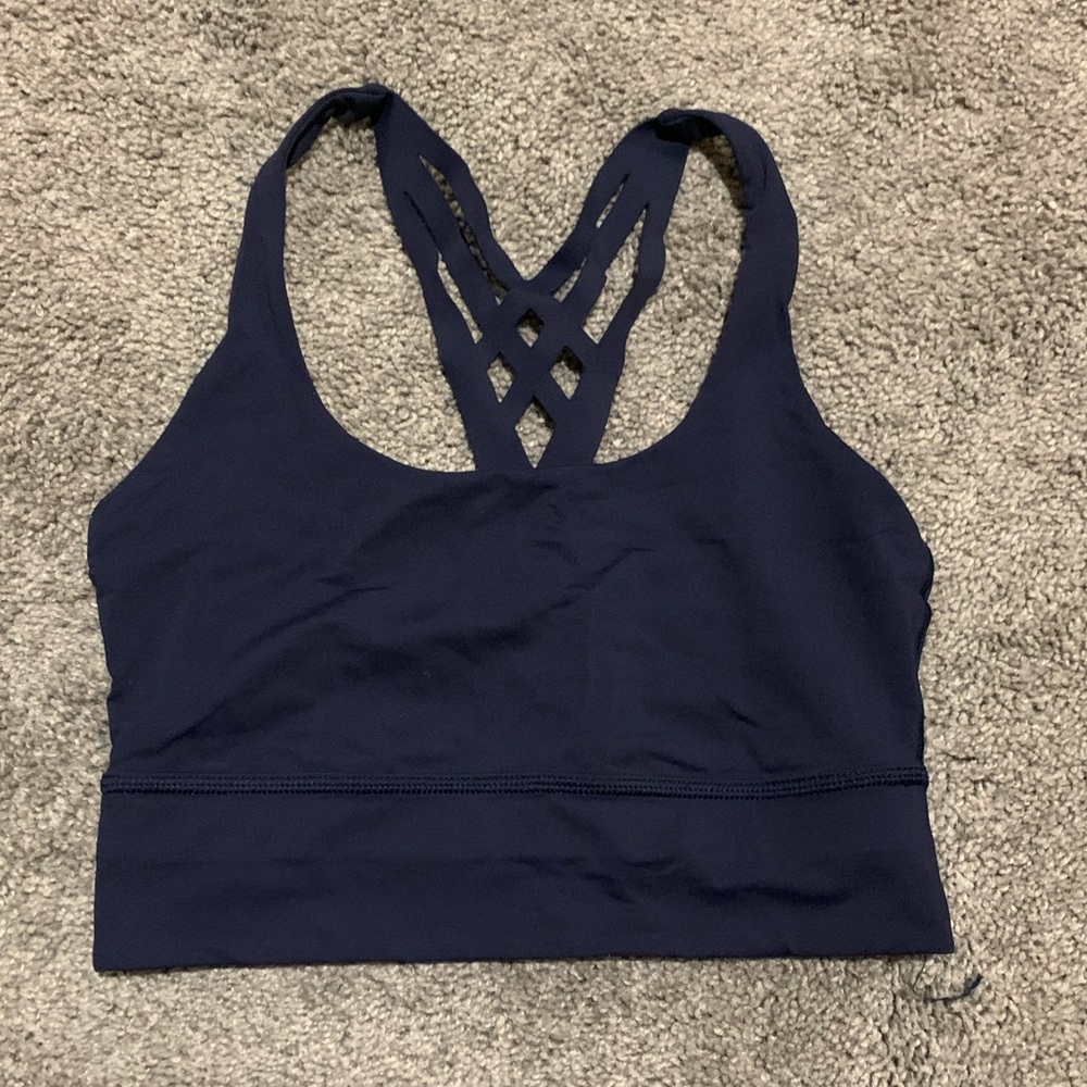 Navy Lululemon Sports Bra